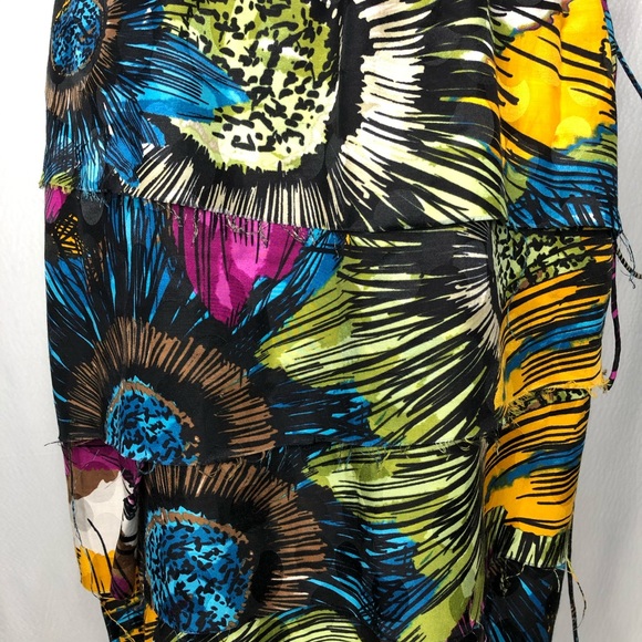Julie Dillon Colorful Print Silk Sheath Dress - Picture 4 of 8